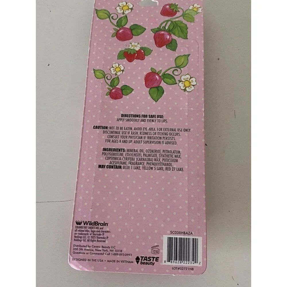 8 Pack Strawberry Shortcake Flavored Lip Balms Lemon Meringue Cake‎ Batter NEW